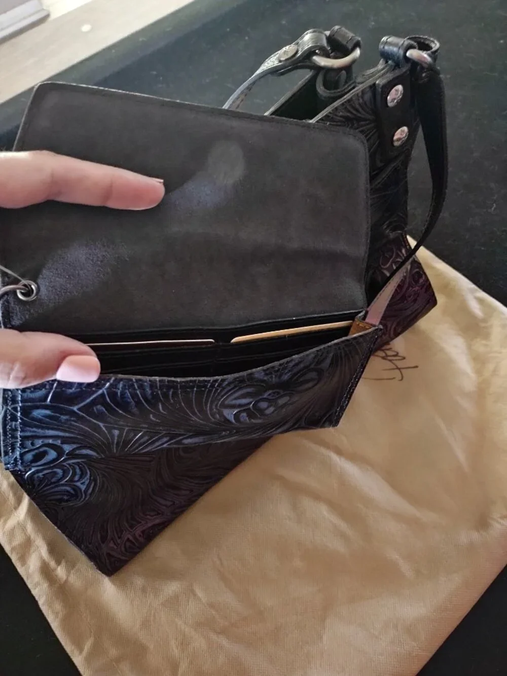 Patricia Nash Satchel Bag w/Matching Wallet - NWOT!